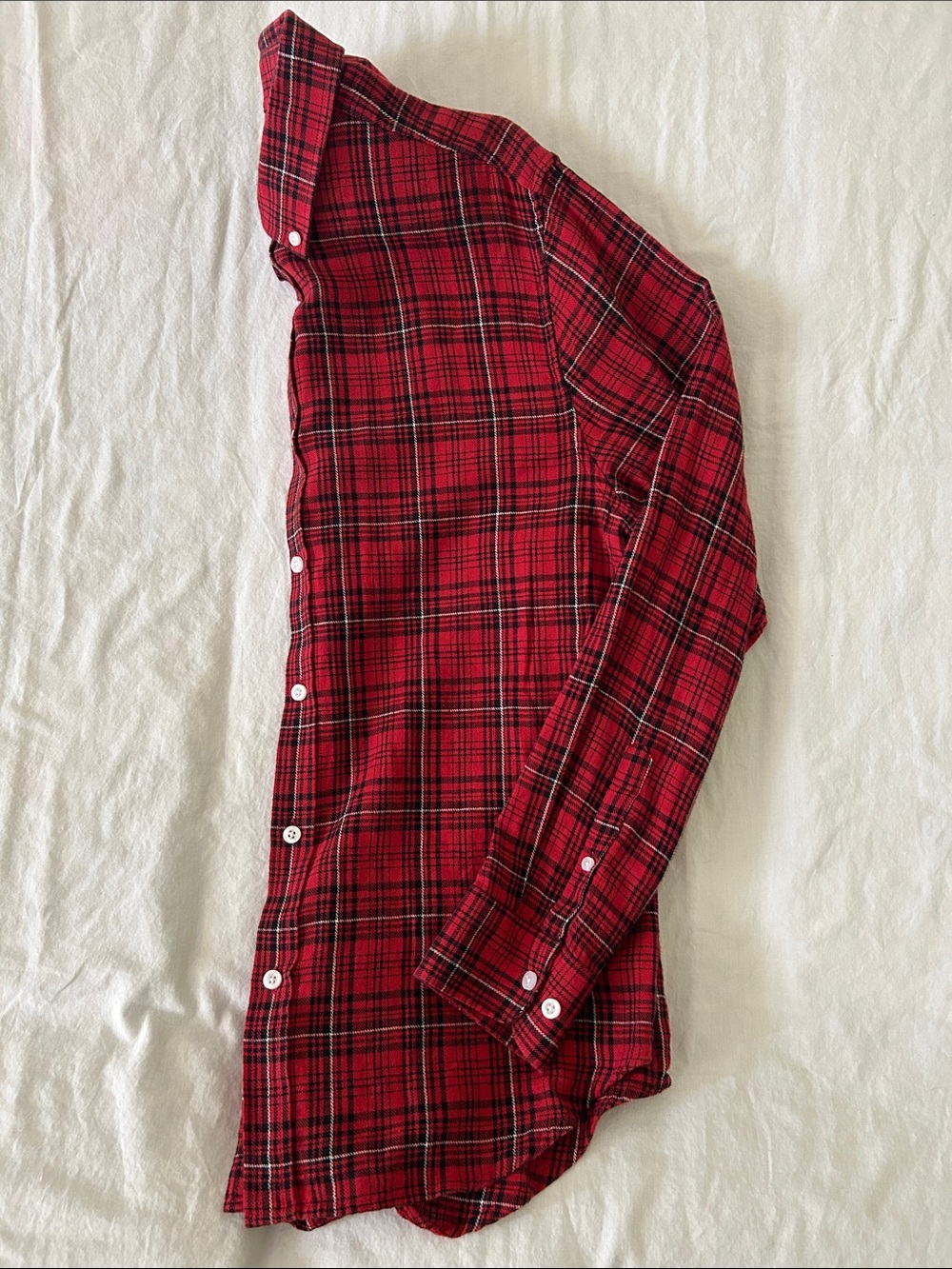Five Four Red Plaid Button-Down Shirt